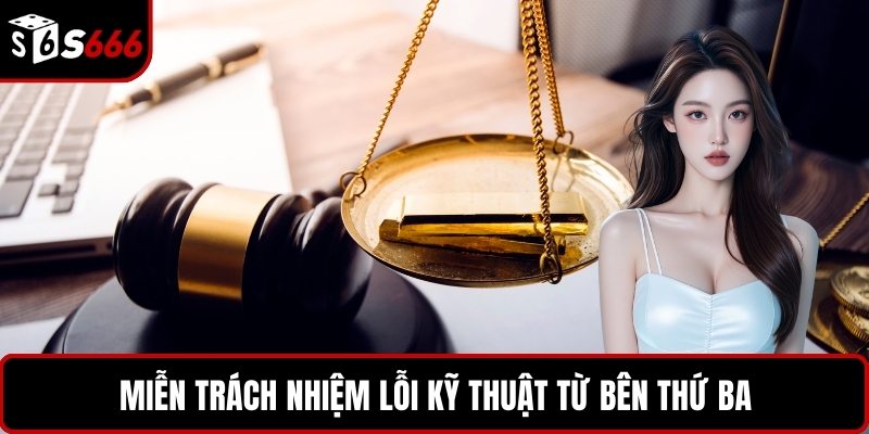 Miễn trách nhiệm lỗi kỹ thuật từ bên thứ ba